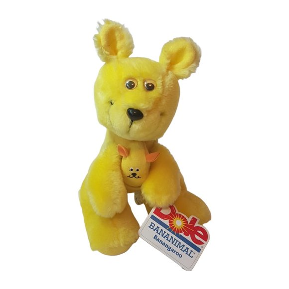 Vintage 1980s DOLE Bananimal Banangaroo Plush Stuffed Animal Promotional Item - Picture 14 of 15